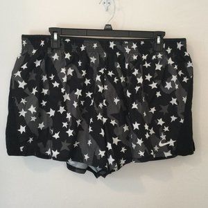 Nike Dri-FIT Women's Size 2XL Core 10K Running Shorts Stars Lined DH2979-010 NWT